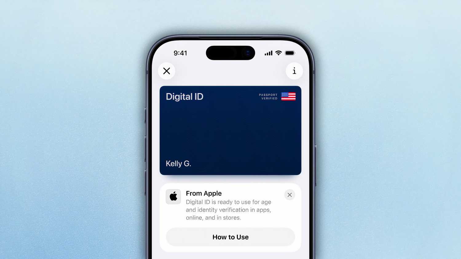 Apple Digital ID in Wallet hero