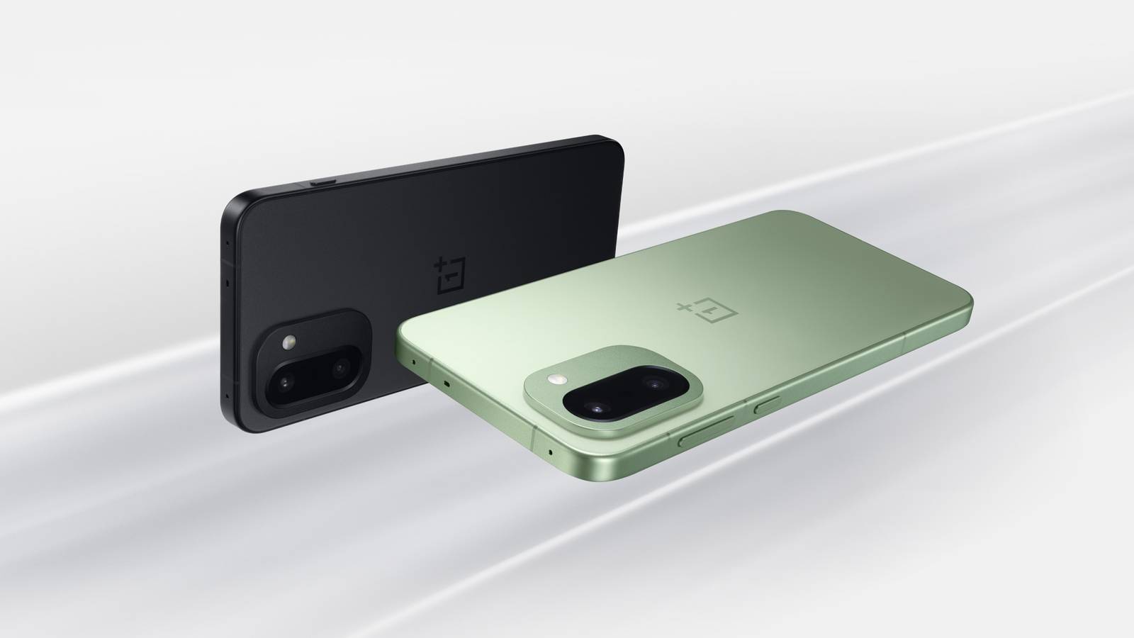 OnePlus 15R in black and green.