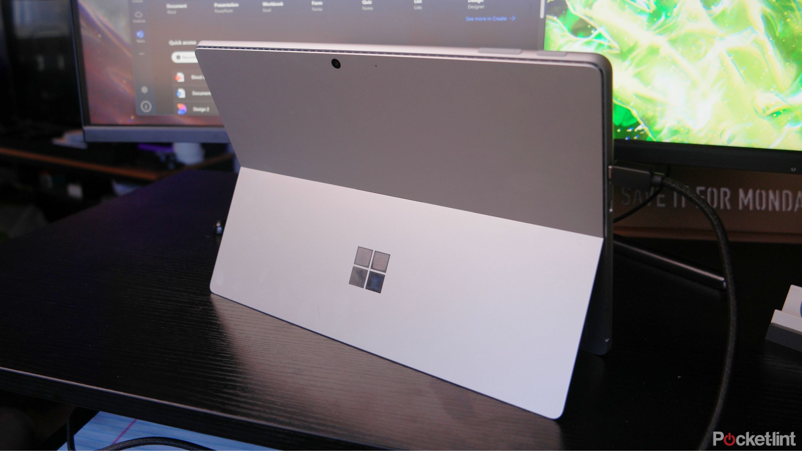 Surface Pro 11 Copilot Plus tablet rear view