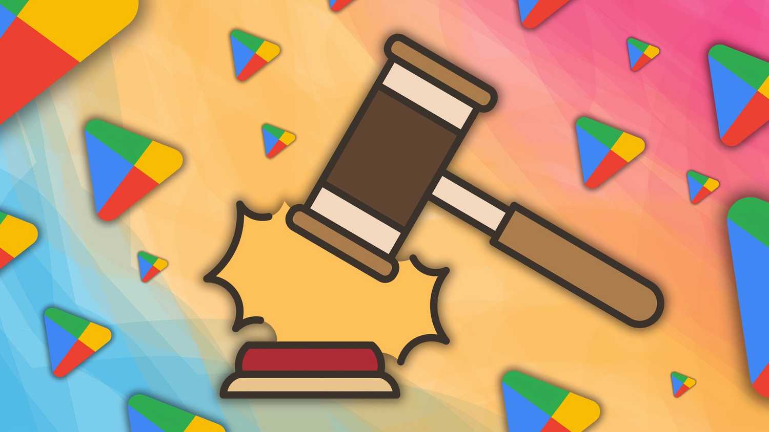 Google Play Store gavel hero image