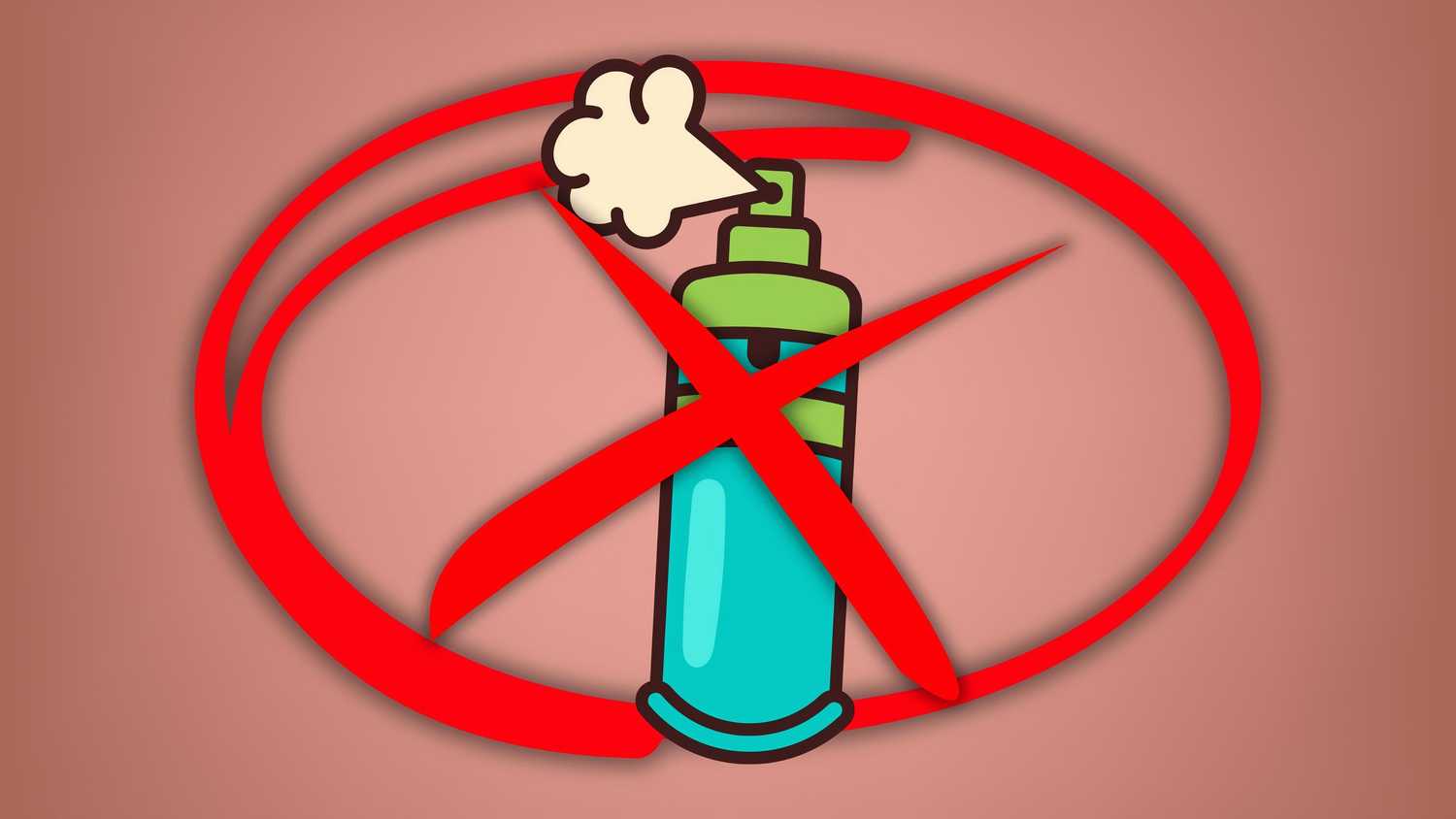 Compressed air can prohibited hero image