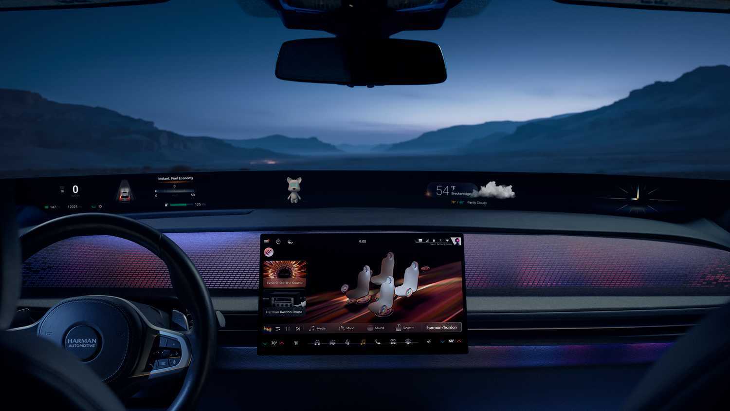 A still photo of the HARMAN Car Audio Genre Optimizer.