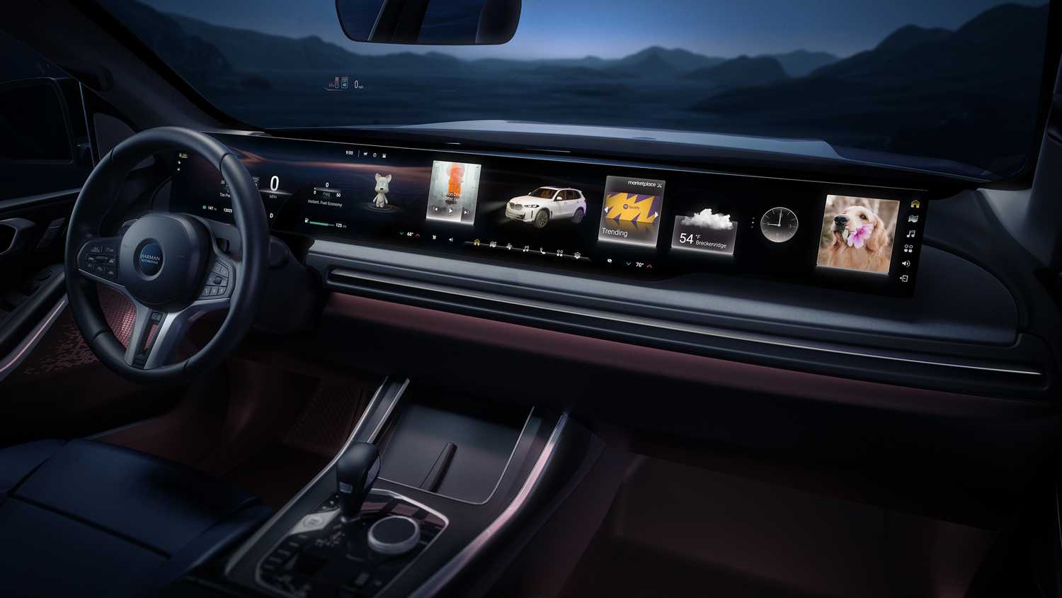 A still photo of the Harman Ready-Display. 