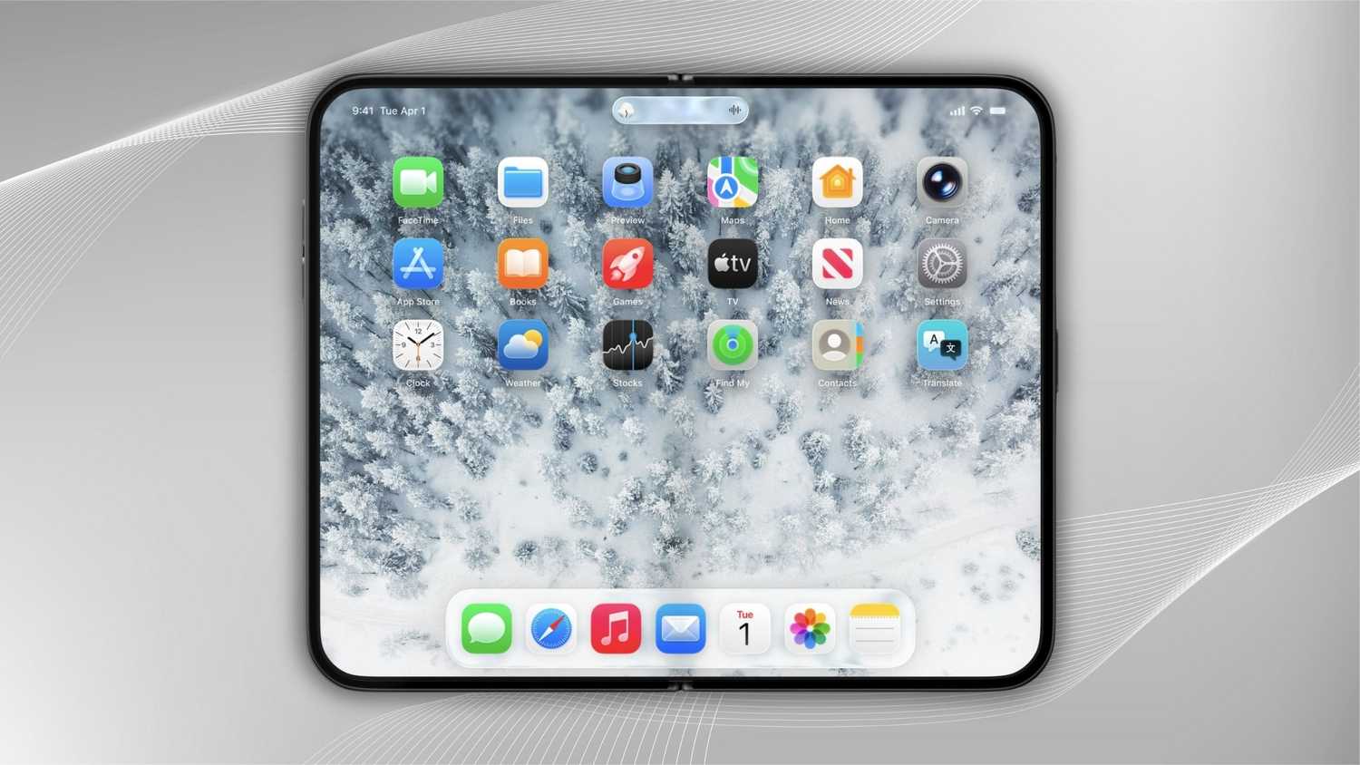 iPhone Fold concept created by madeby_ldt.