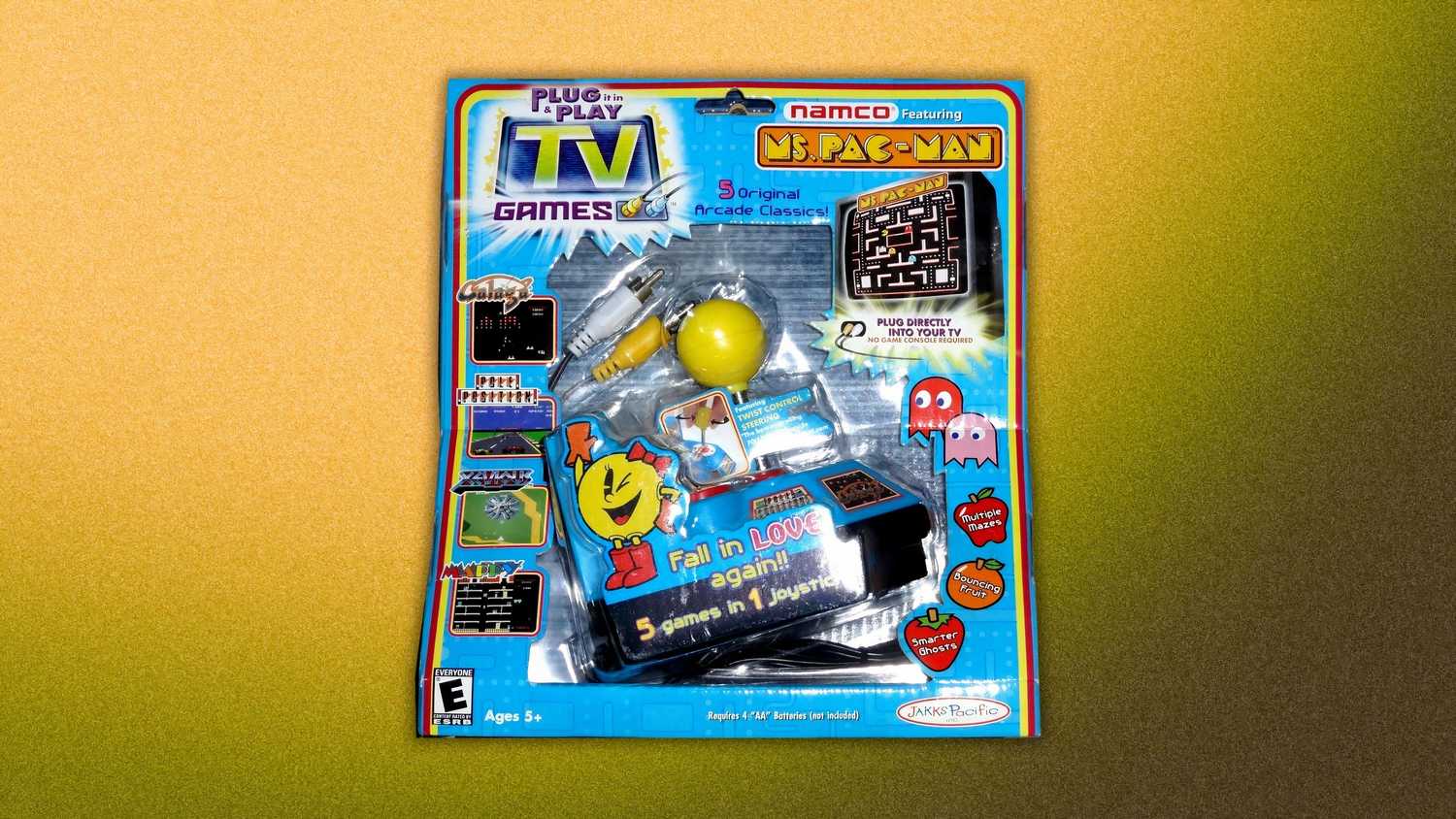 Jakks Pacific Ms. Pac-Man And Friends plug-and-play console