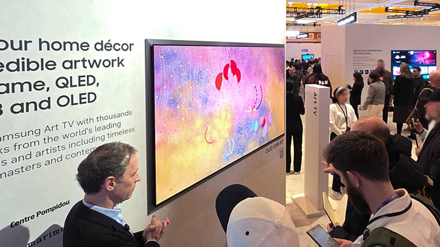 Samsung's S95H TV at CES 2026.