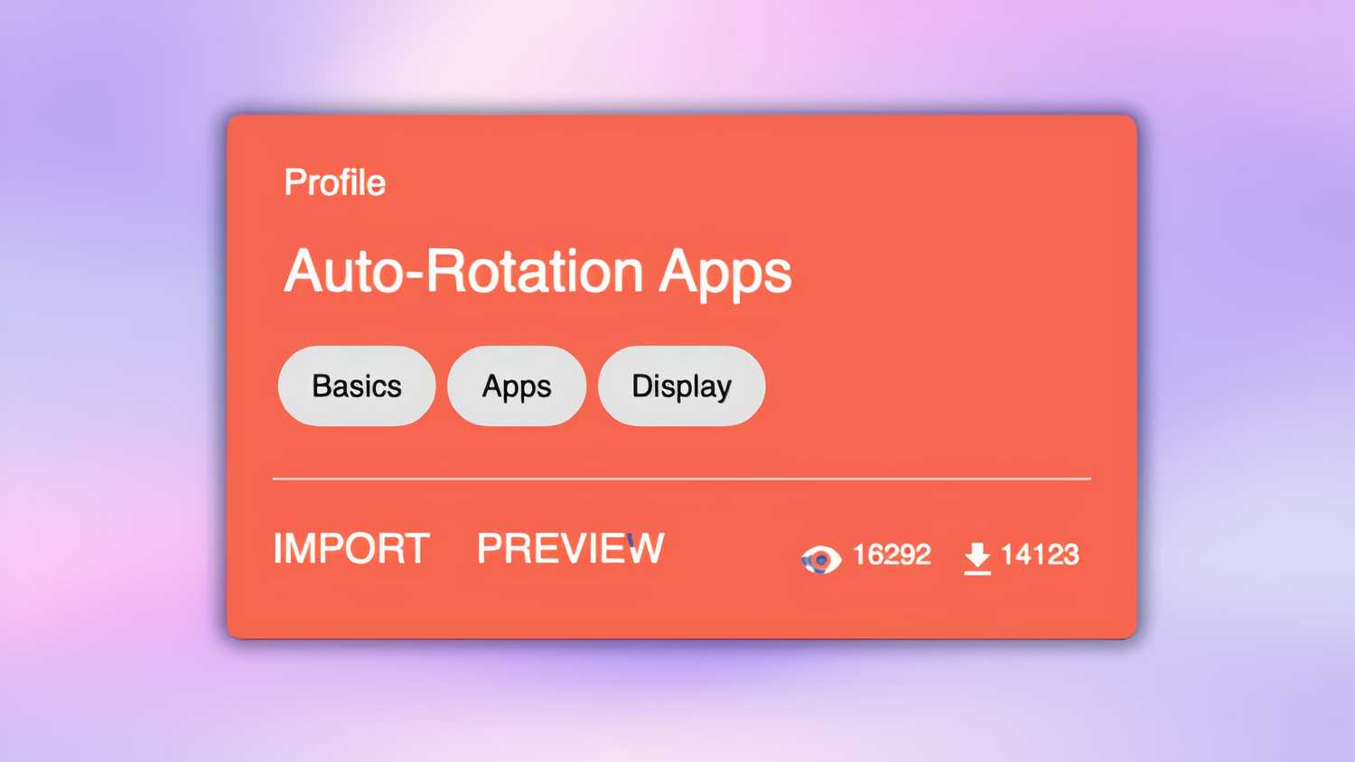 Auto Rotation Apps