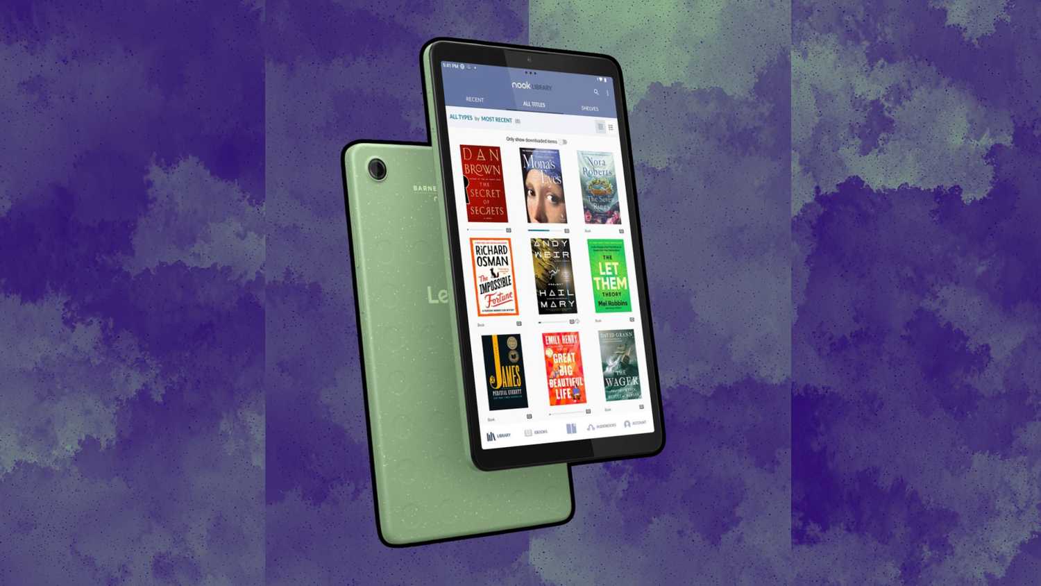 The new NOOK reading tablet. 