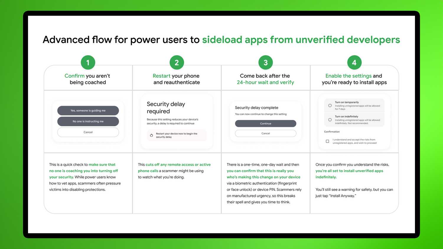 Android new sideloading protections