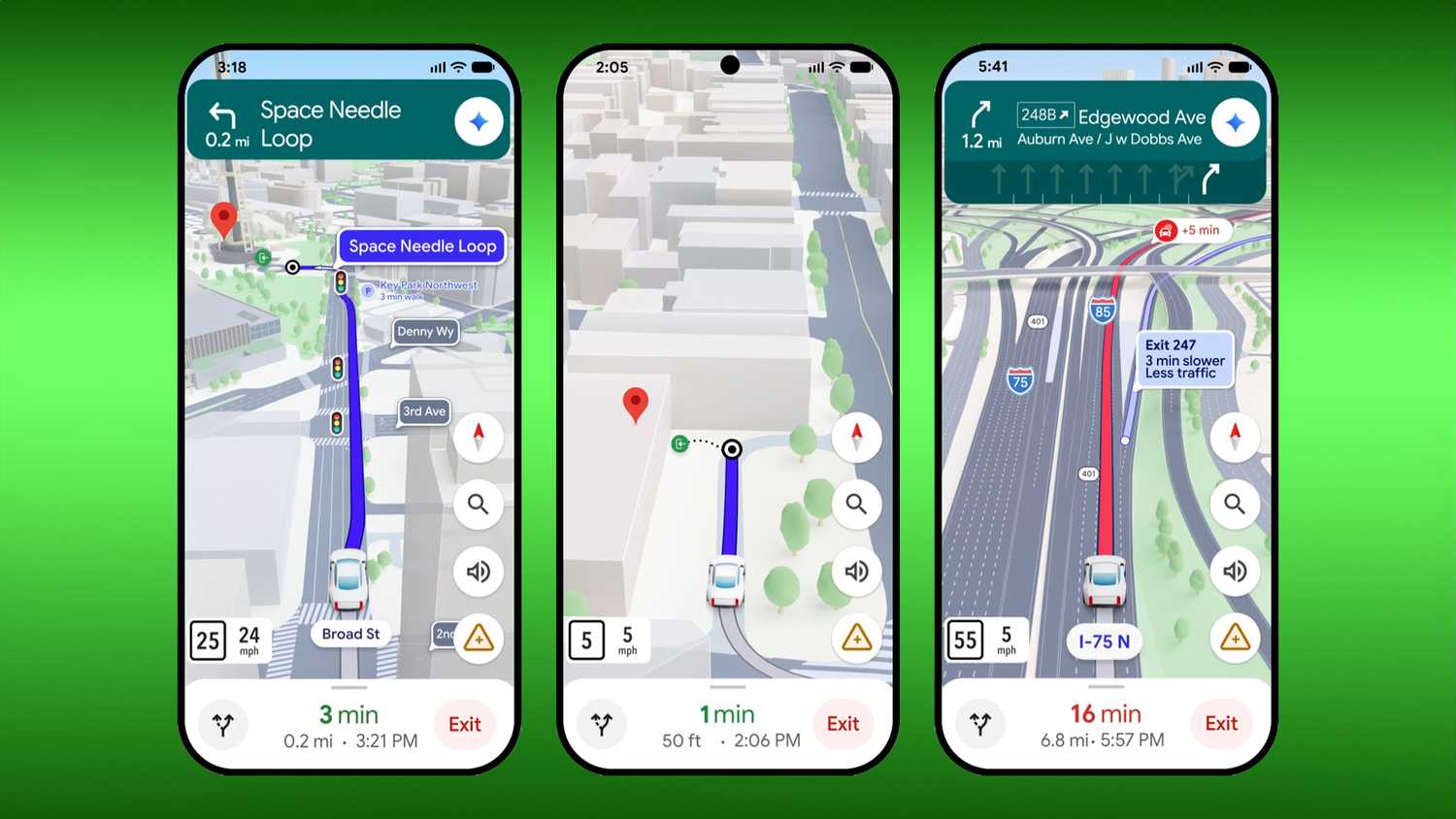 Google Immersive Navigation.