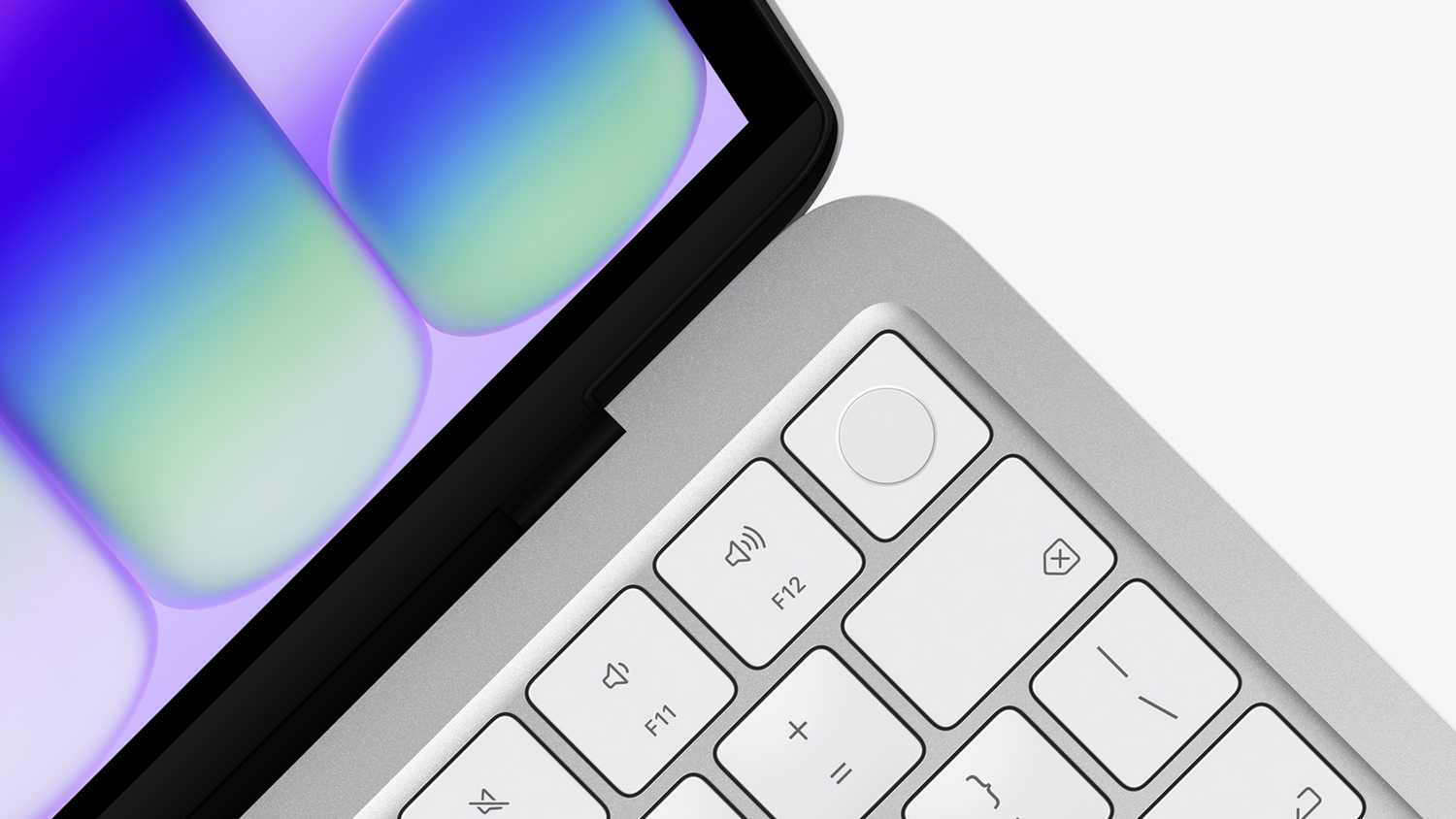 Touch ID on MacBook Neo.