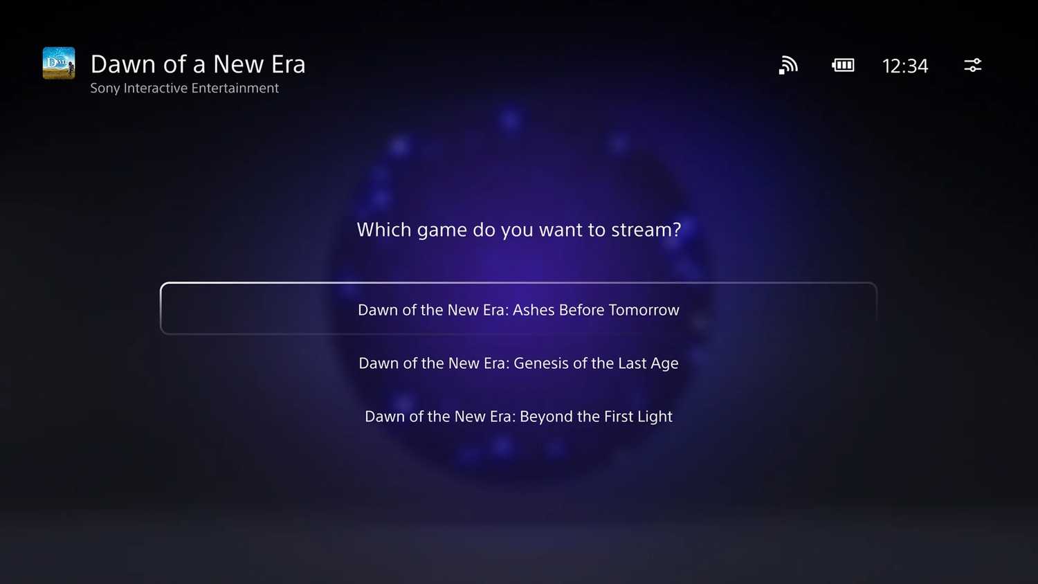 New PS Portal UI for choosing bundled games.