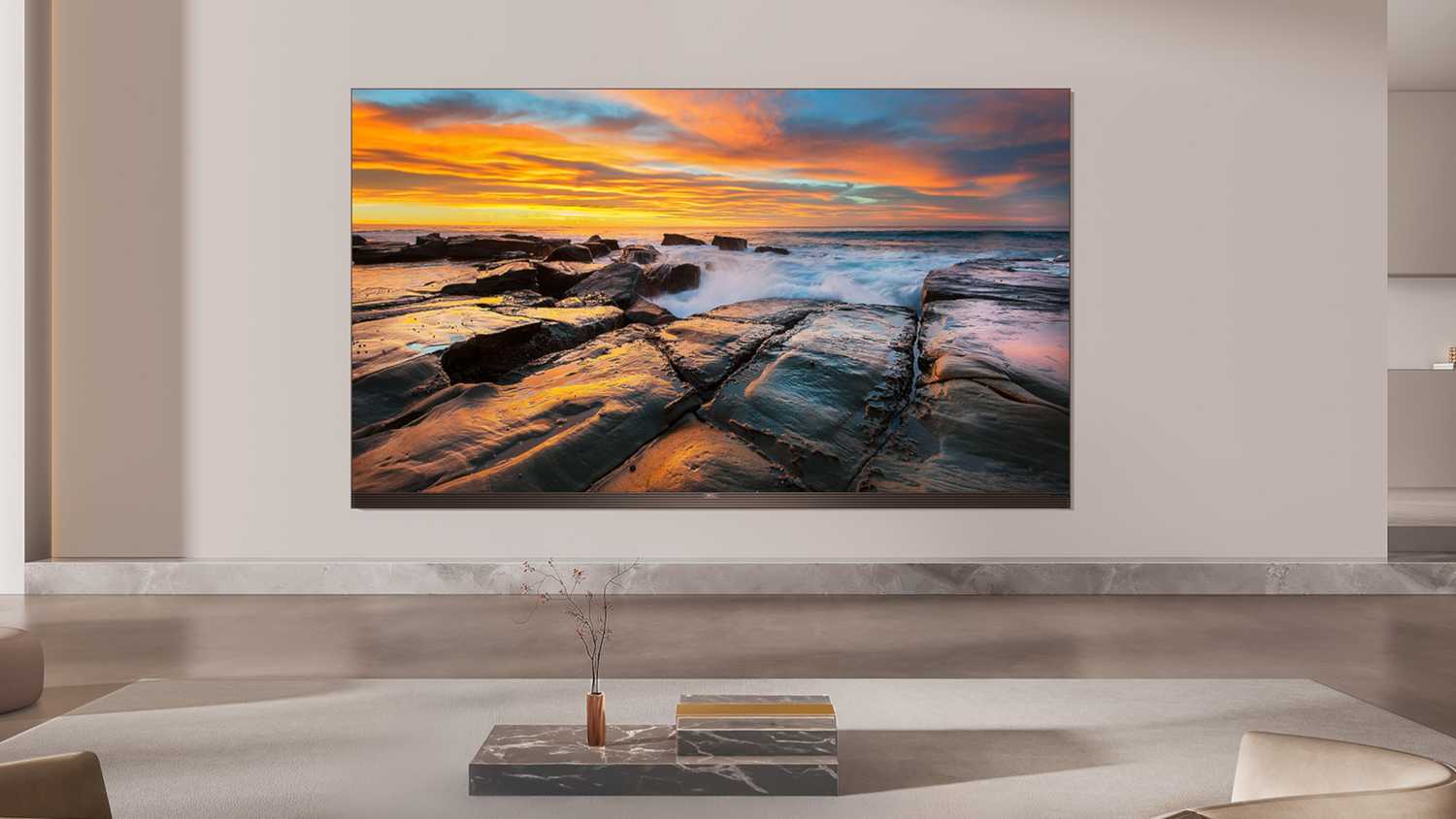 A TCL SQD mini-LED TV.