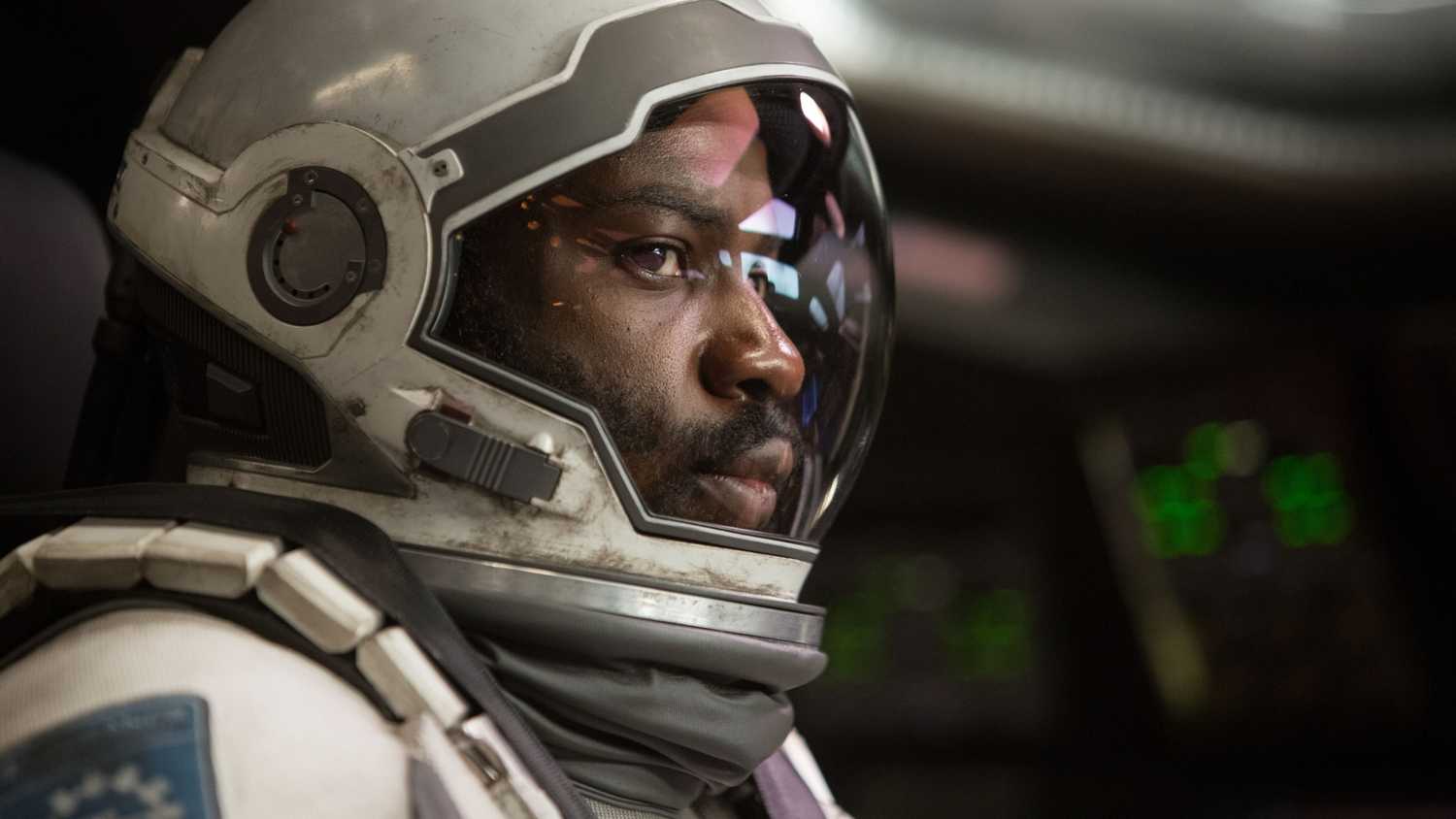 David Gyasi in Christopher Nolan's Interstellar.