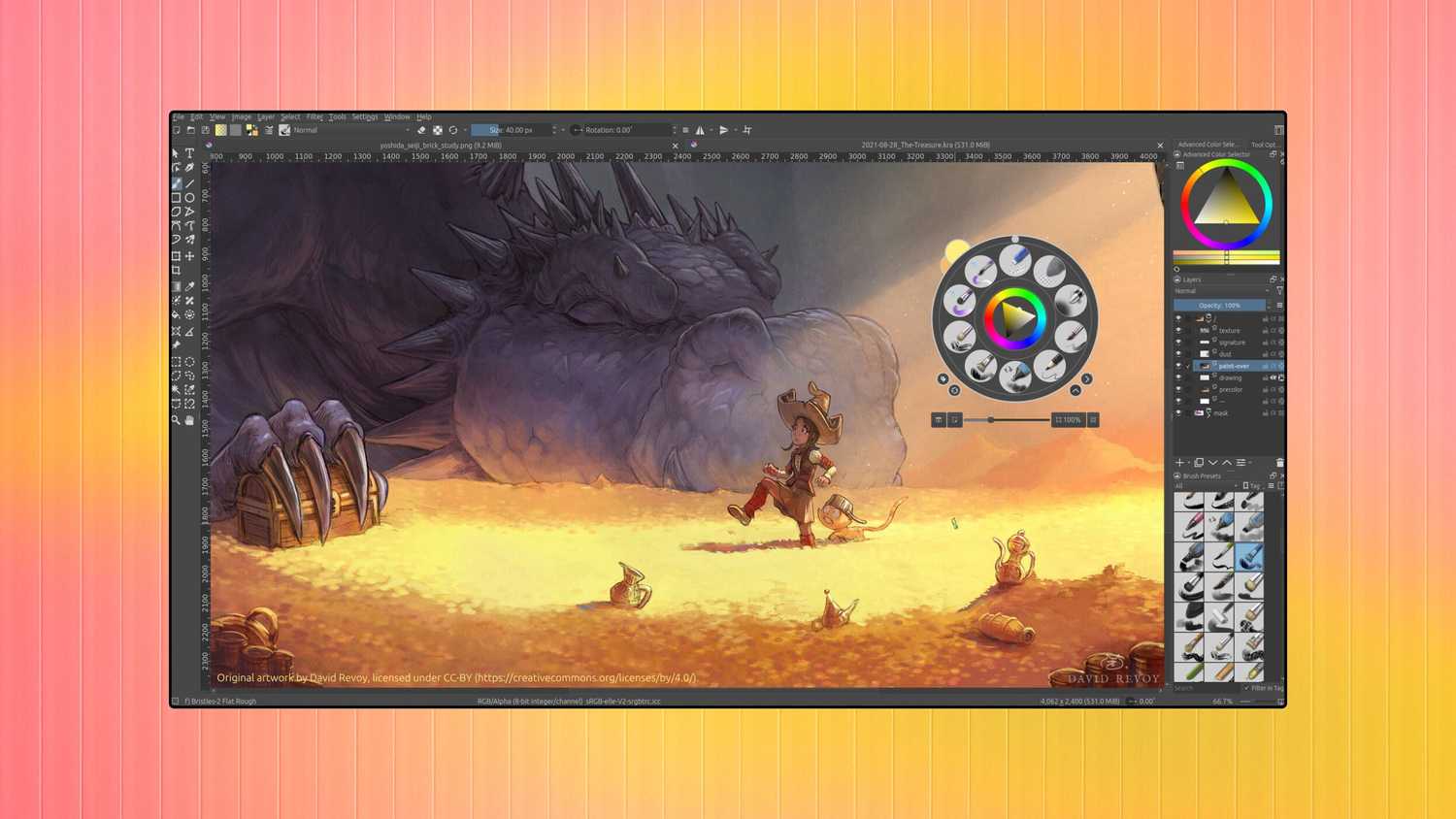 Krita official screenshot
