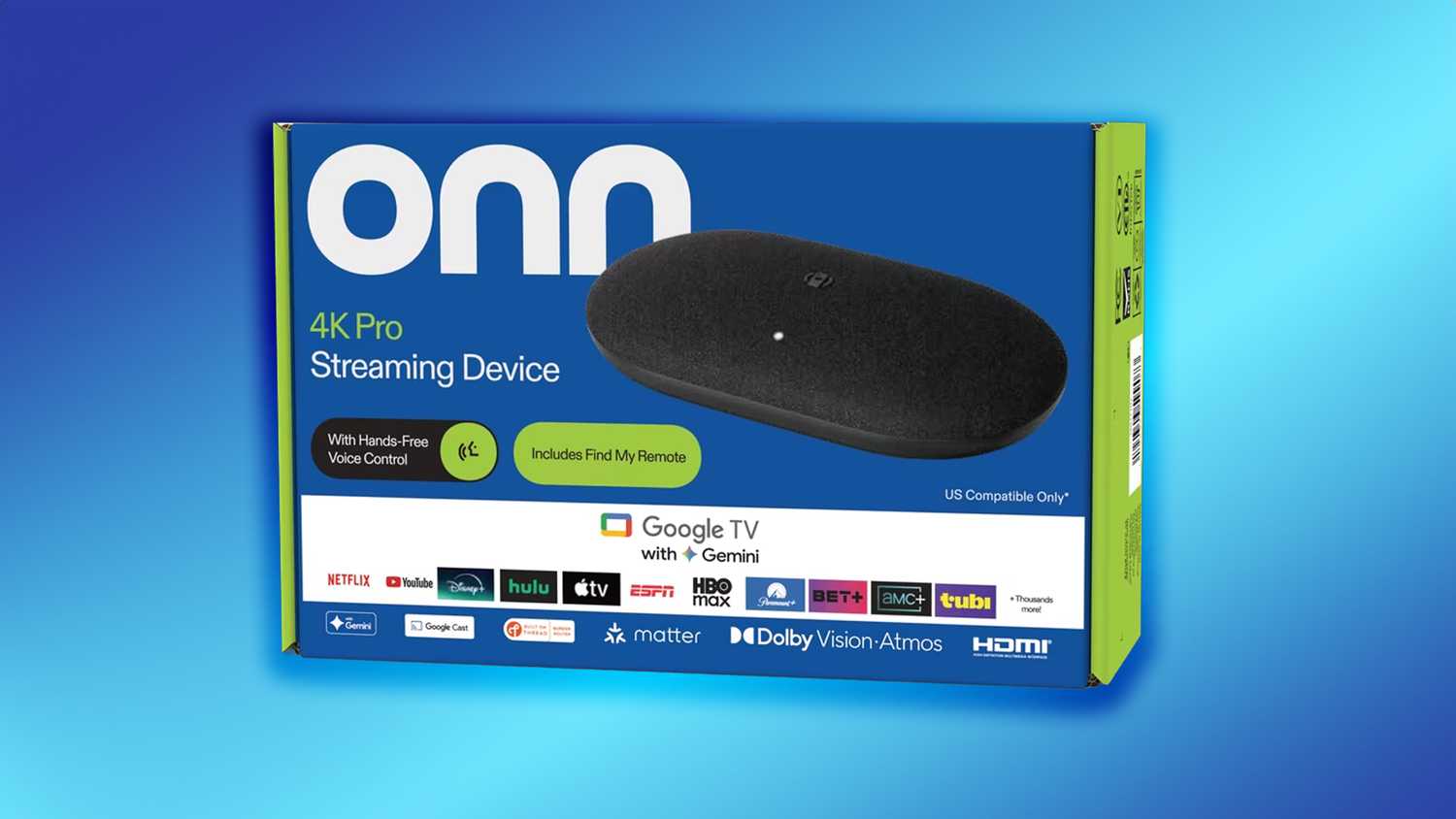 New Onn 4K Pro in box.