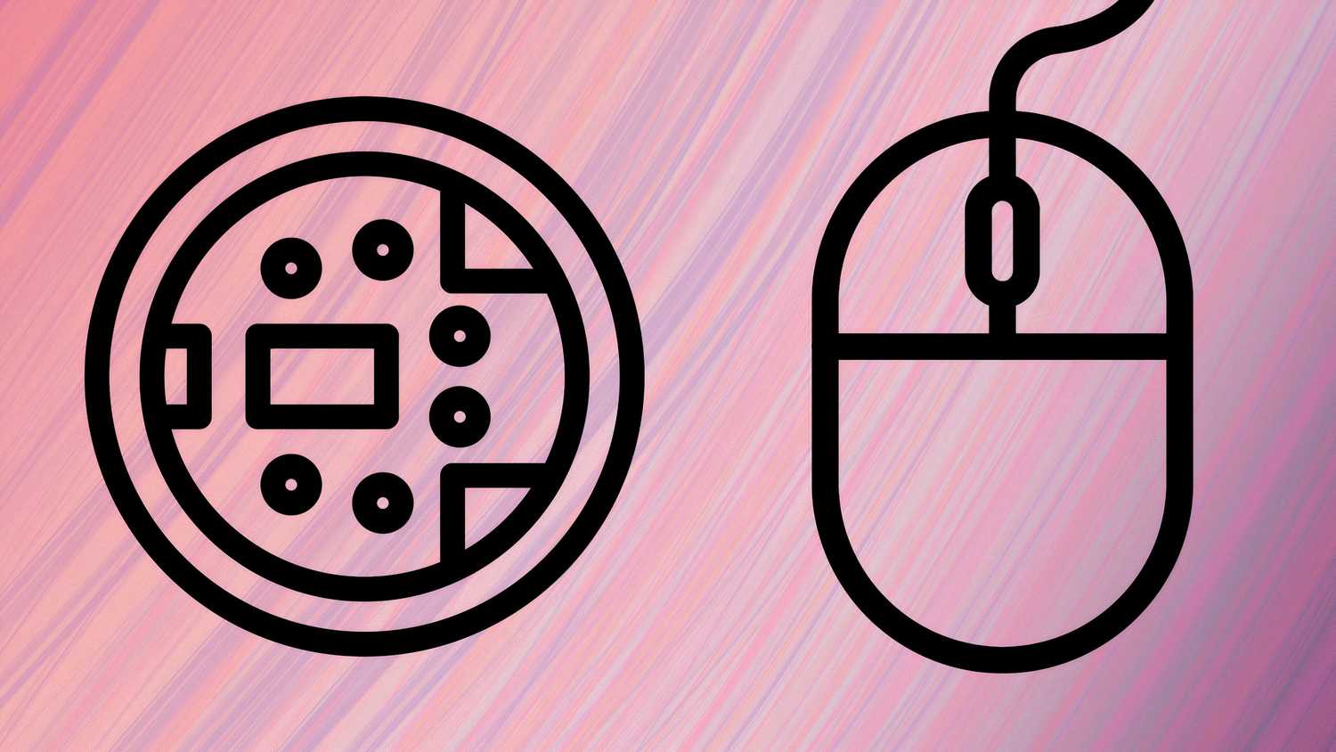 PS/2 port and trackball mouse hero image