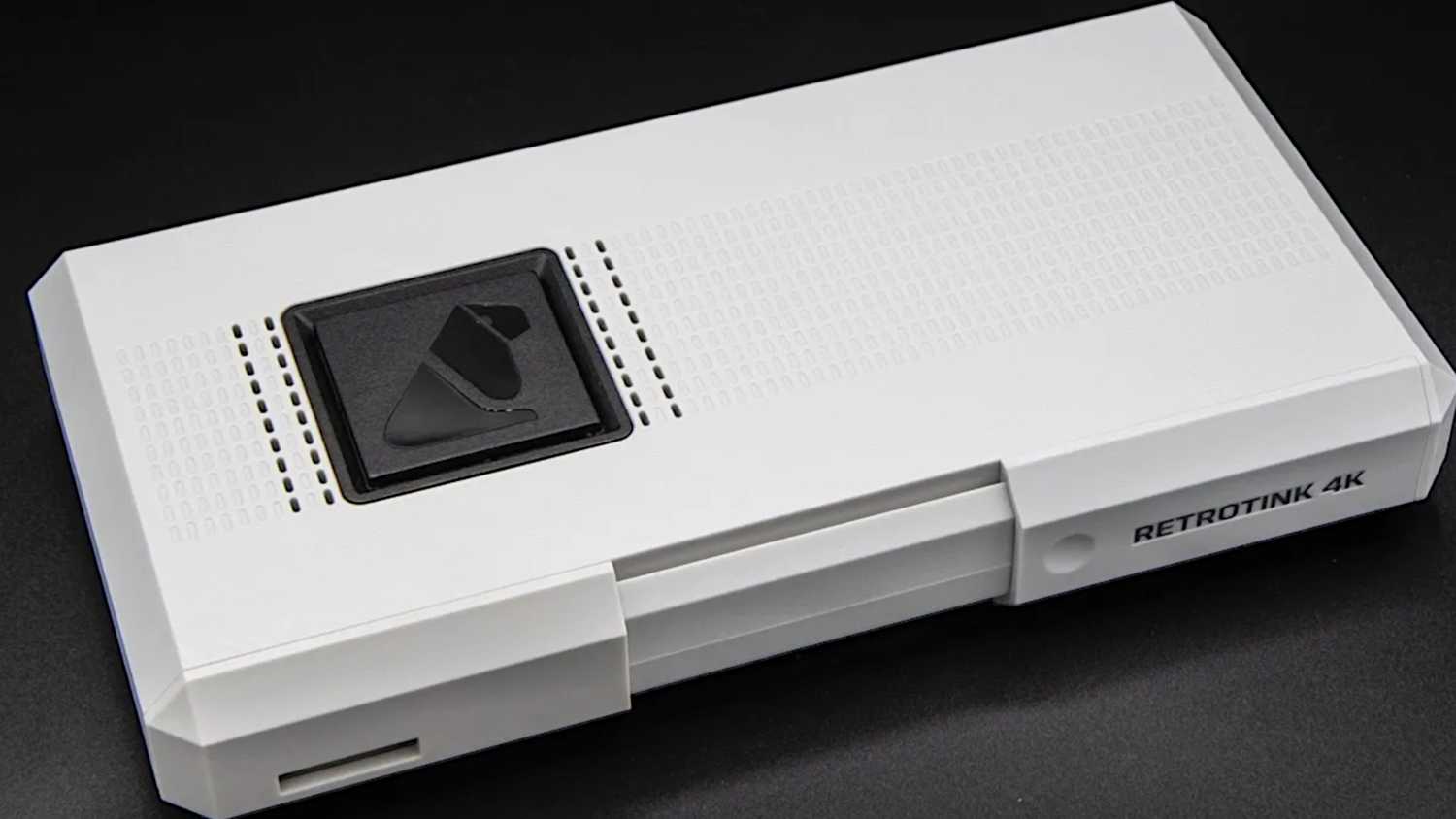 The RetroTINK-4K CE HDMI upscaler.
