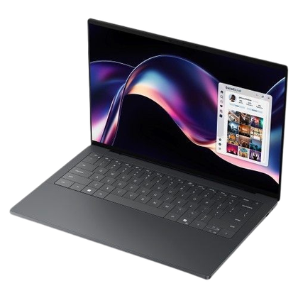 A Dell XPS 14 laptop.