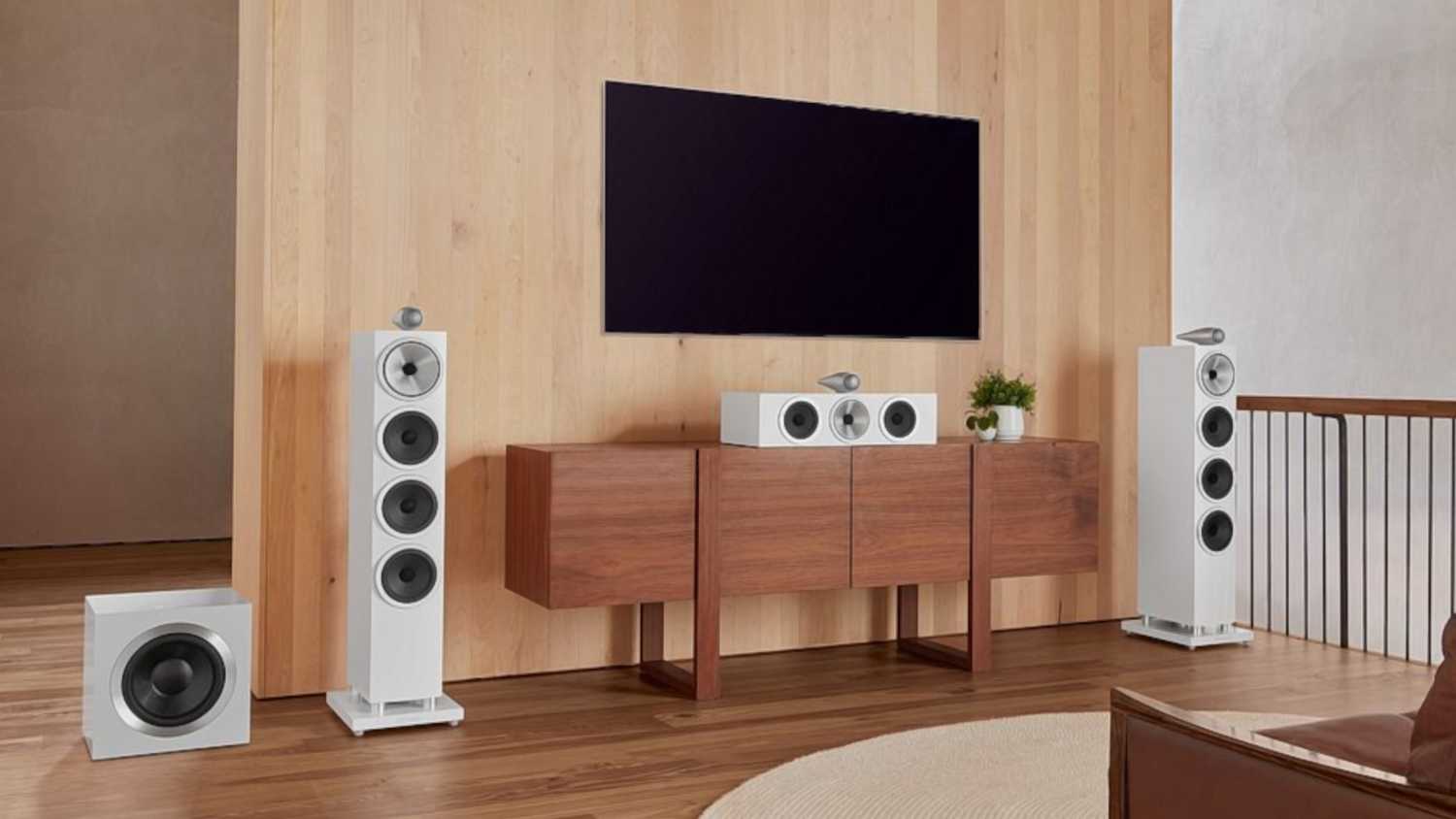 Bowers & Wilkins 700 Series 3 speakers.