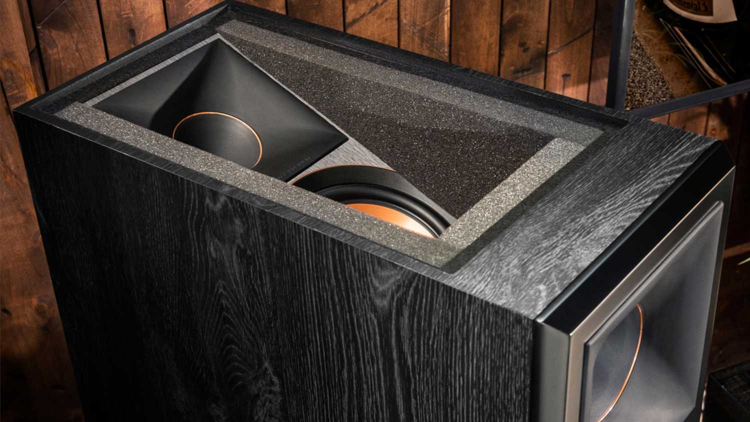Klipsch's RP-8060FA Dolby Atmos floor speaker.