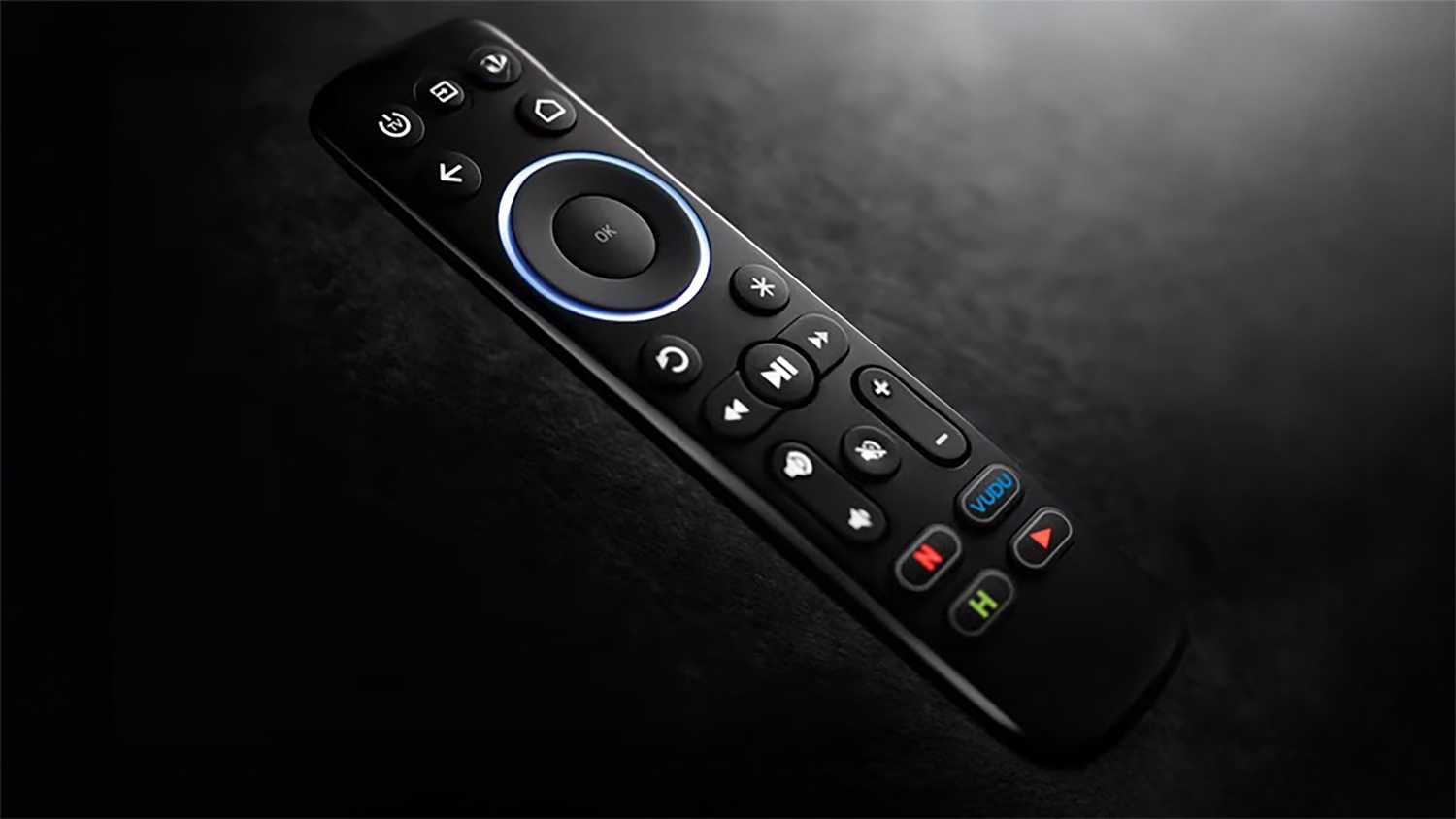 A still photo of the One for All Roku Remote replacement.
