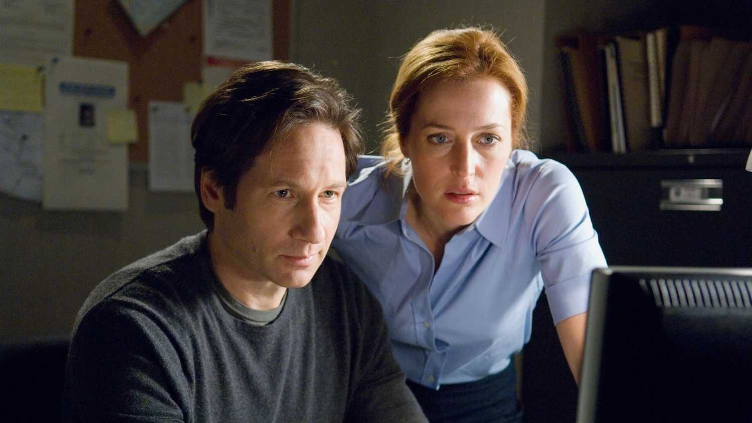 David Duchovny and Gillian Anderson in The X-Files: I Want to Believe.