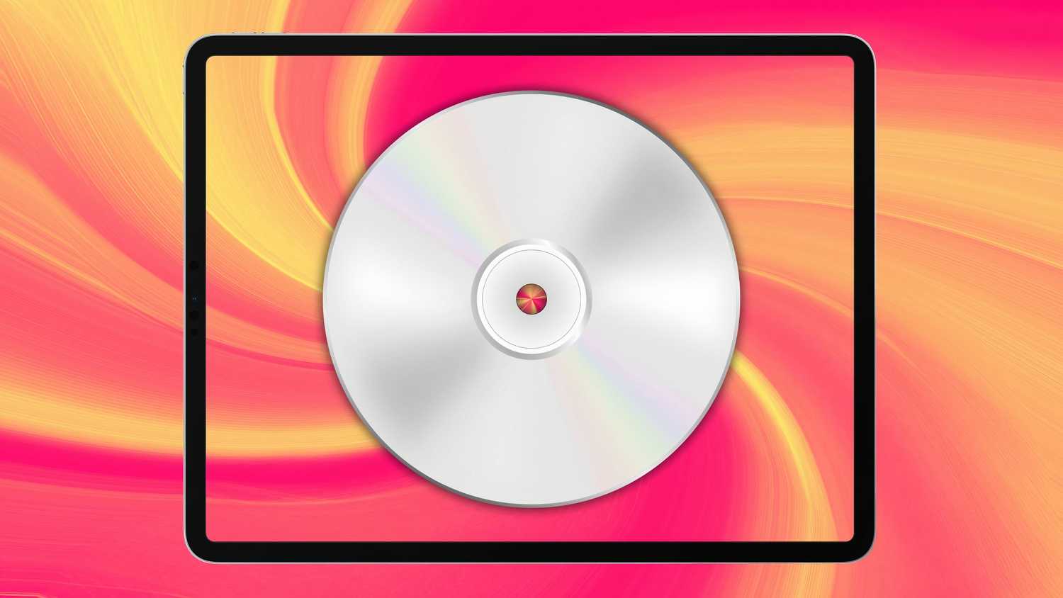 iPad optical disc hero image