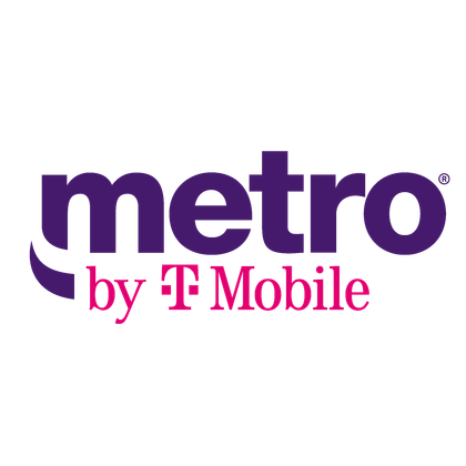 Metro by T-Mobile logo on a transparent background