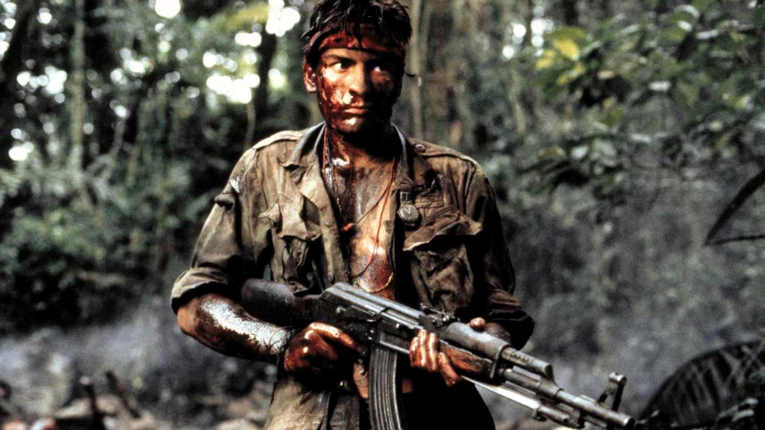 Charlie Sheen in Platoon.