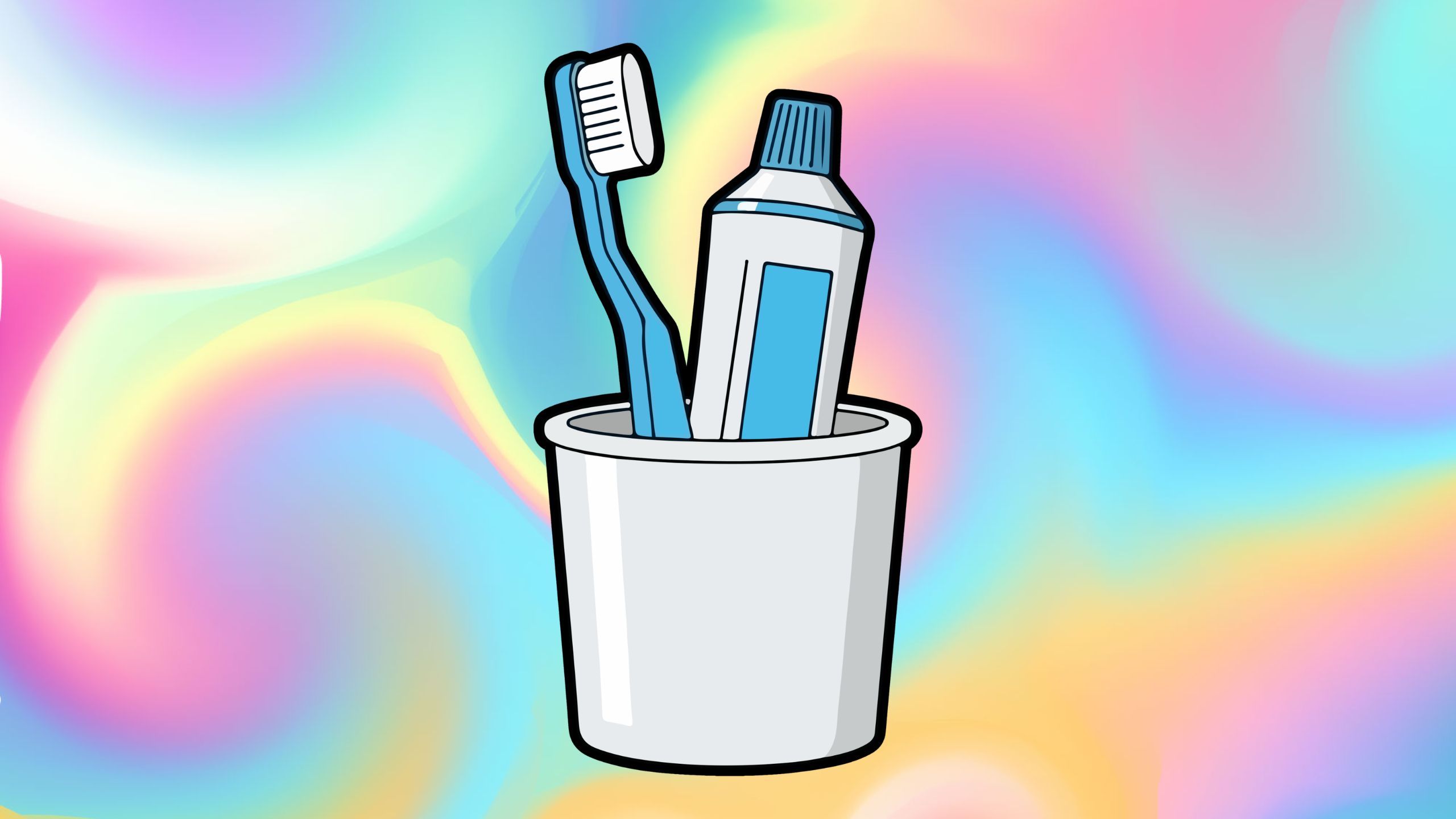 Toothbrush and toothpaste hero image