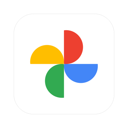 Google Photos app icon.