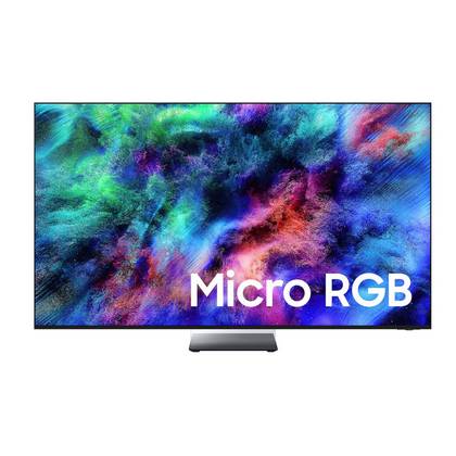 Samsung Micro RGB Smart TV icon on white background.