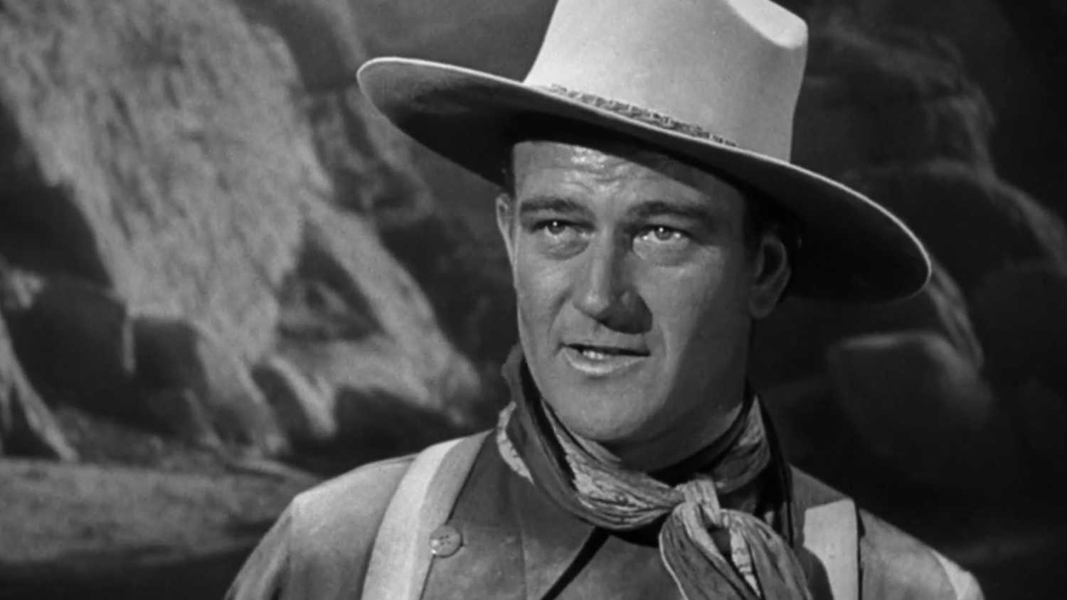 John Wayne starring in Stagecoach.