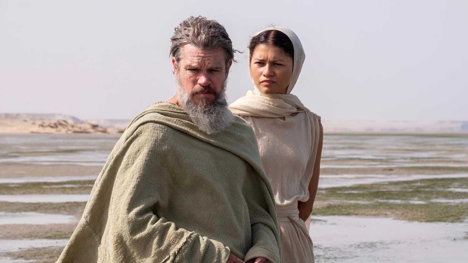 Matt Damon and Zendaya in The Odyssey