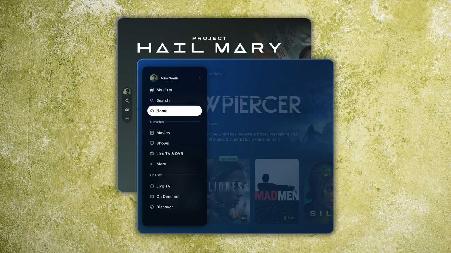 Plex navigation update