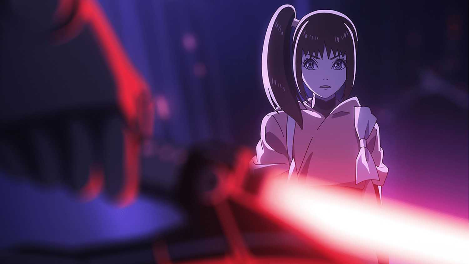 A duel from Star Wars Visions presents The Ninth Jedi.