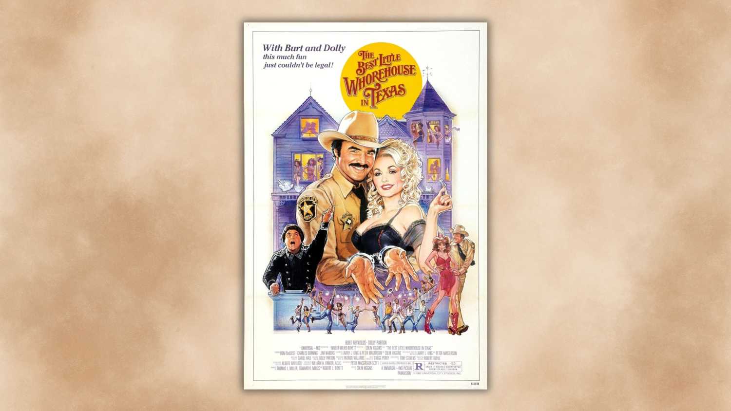 The Best Little Whorehouse in Texas theatrical release poster