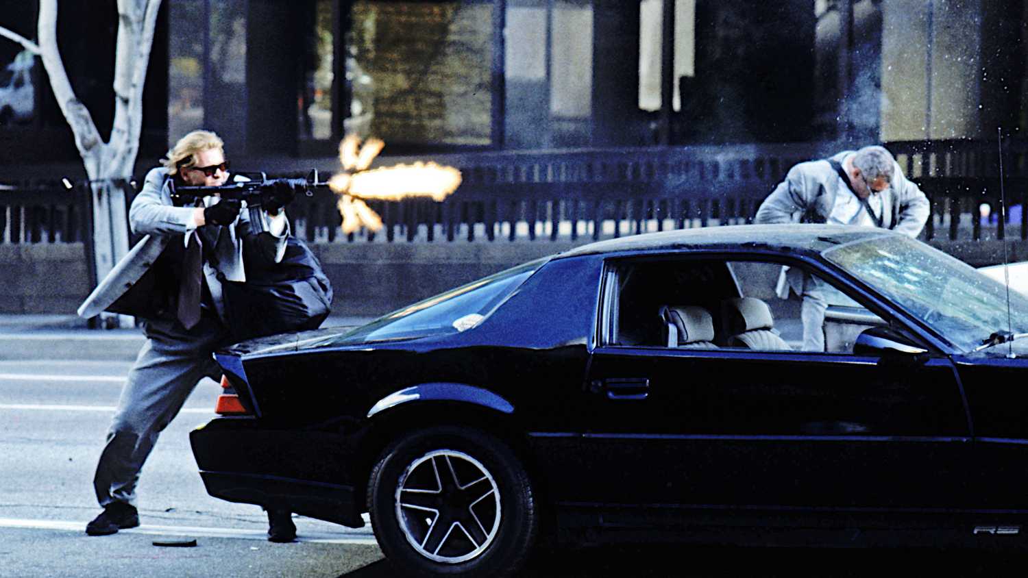 The street shootout from Michael Mann's Heat.