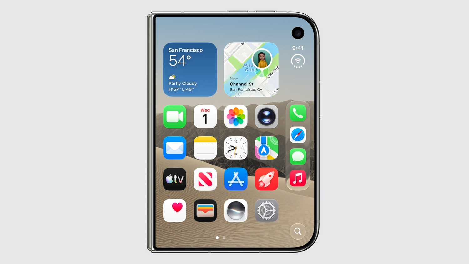 iPhone Duo cover display.