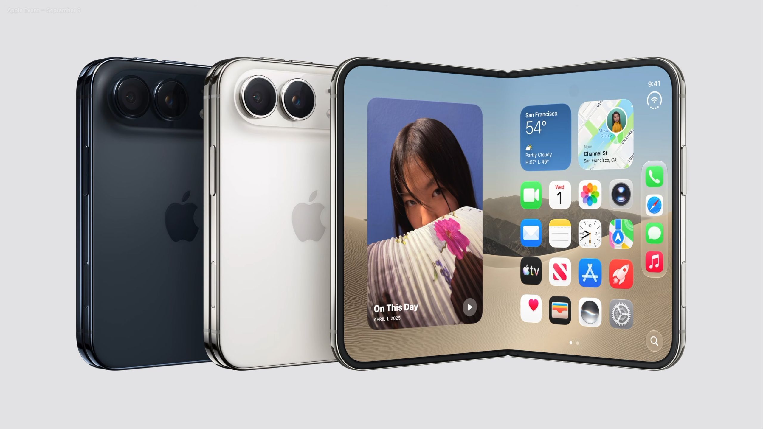 d.スノボとiPhone Apple officially unveils its foldable iPhone Duo alongside the