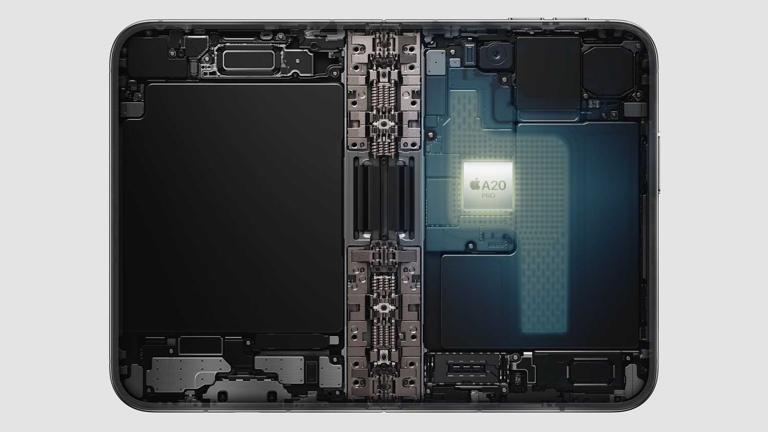 Internal view of iPhone Duo.