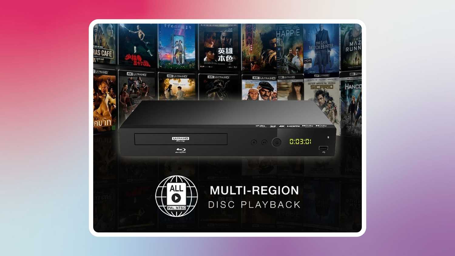 Laser BLU-BD4K-384 multi-region playback graphic
