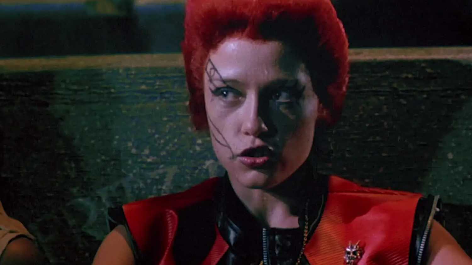 Linnea Quigley as Trash in The Return of the Living Dead.