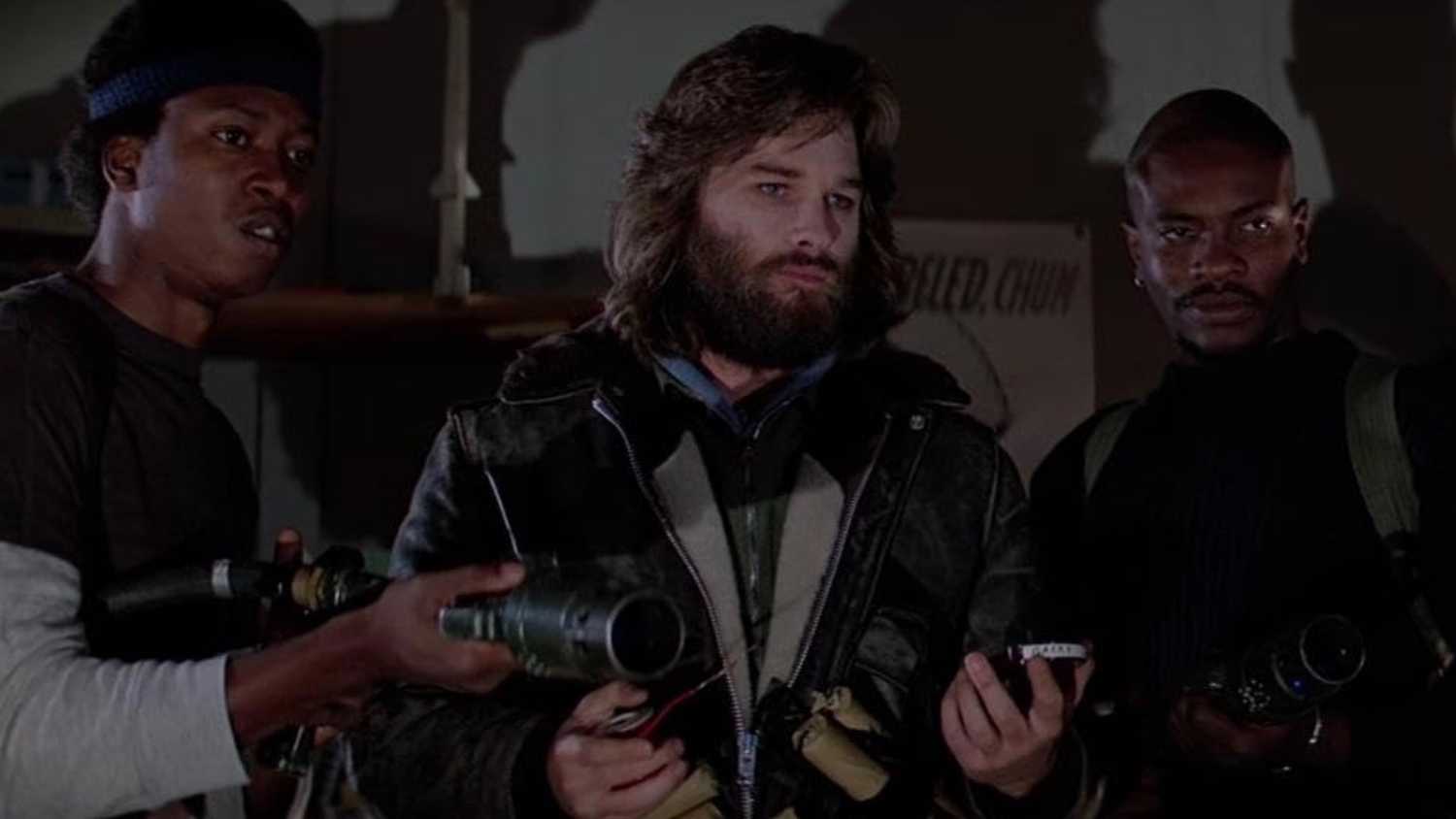 TK Carter Kurt Russell and Keith David in The Thing