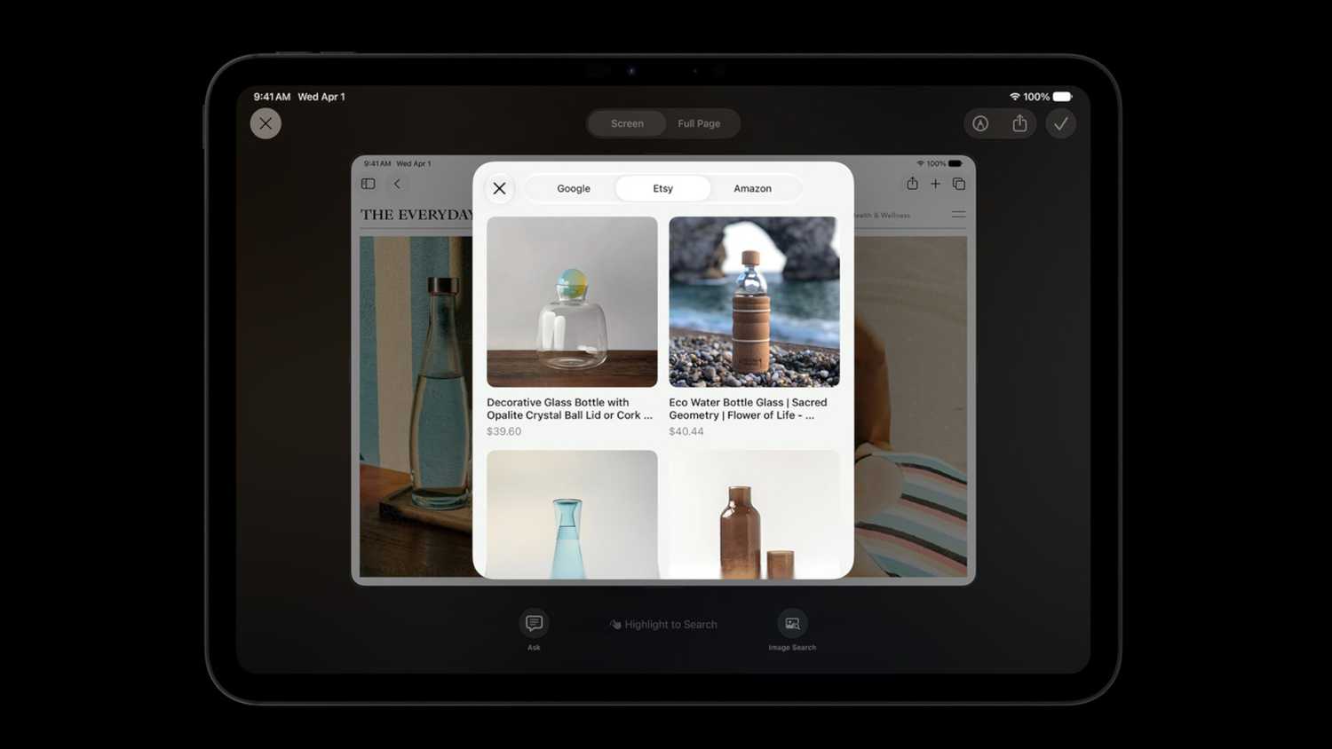 Visual Intelligence in iPadOS 27.