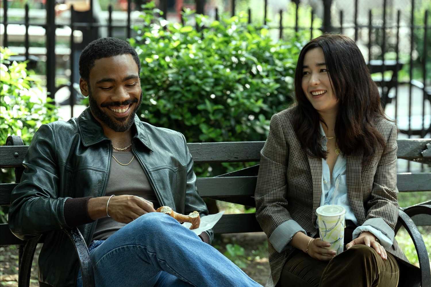 Donald Glover and Maya Erskine in Mr & Mrs Smith