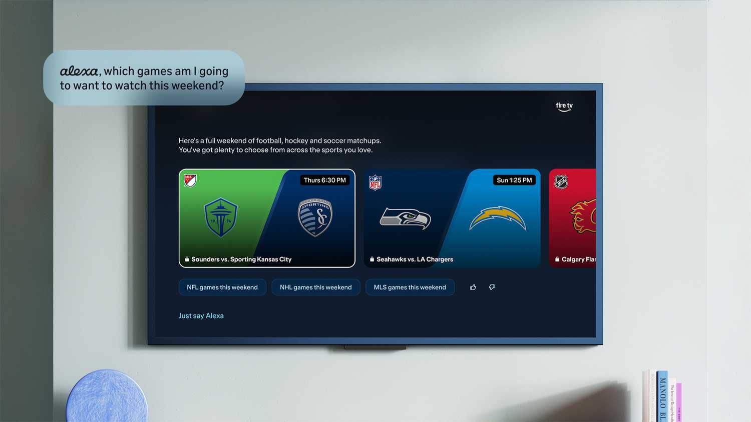 Live sports on Fire TV.