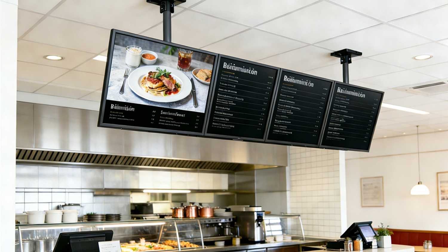 multibrackets ceilng mounted TV