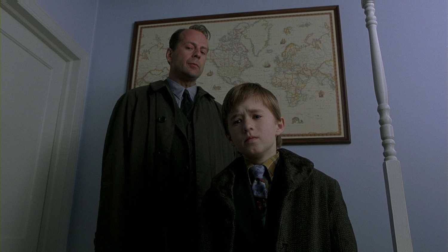 Screenshot from the movie The Sixth Sense starring Bruce Willis.